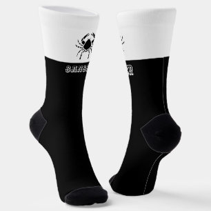 Zodiac Cancer sign Socks