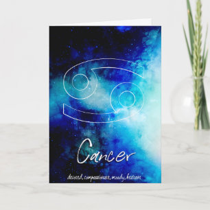 Zodiac : Cancer Traits Card