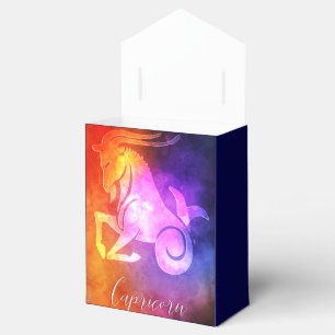 Zodiac : Capricorn Colourful Candy Colours Favour Box