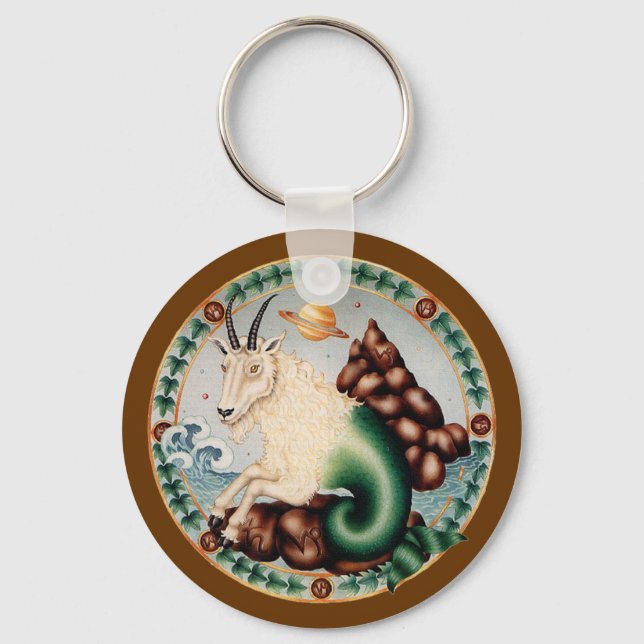 Zodiac Capricorn - Customise it! Key Ring (Front)