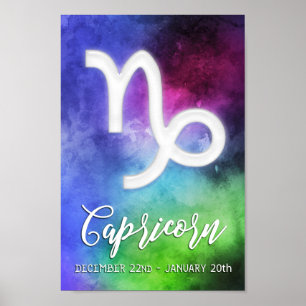 Zodiac : Capricorn Dates Poster