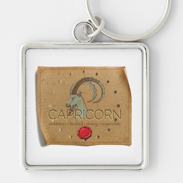 Zodiac - Capricorn - Keychain (Front)