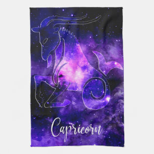 Zodiac : Capricorn Tea Towel