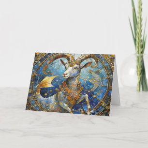 Zodiac - Capricorn the Sea Goat Card