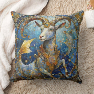Zodiac - Capricorn the Sea Goat Cushion