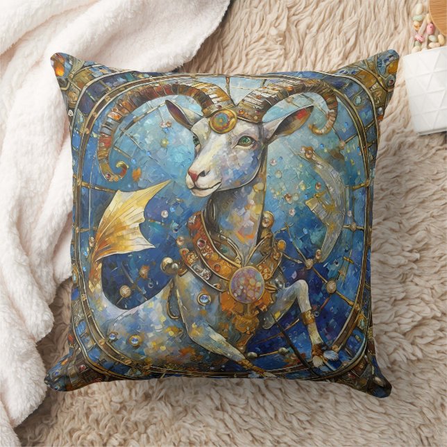 Zodiac - Capricorn the Sea Goat Cushion (Blanket)