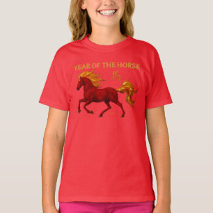Zodiac Chinese New Year 2026 Yang Fire Horse T-Shirt