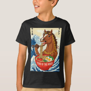 Zodiac Chinese New Year Of The Horse 2026 Ramen Me T-Shirt
