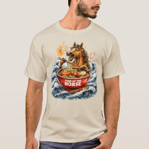 Zodiac Chinese New Year of The Horse 2026 Ramen  T-Shirt