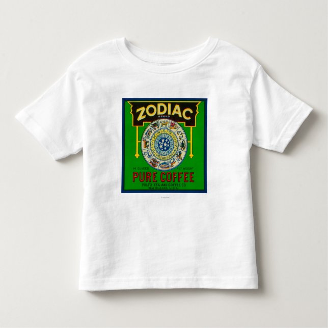 Zodiac Coffee LabelNew Orleans, LA Toddler T-Shirt (Front)