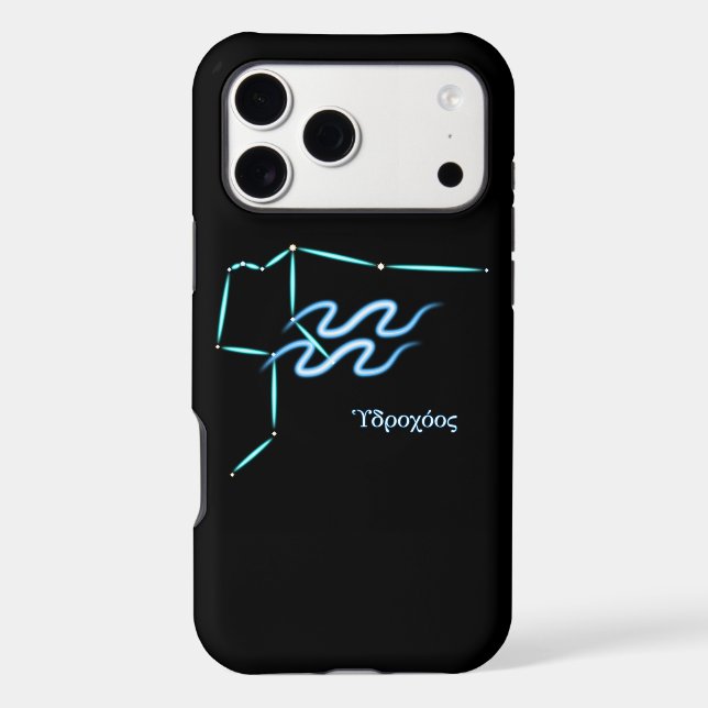 Zodiac Constellation Aquarius (Back)