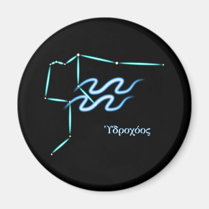 Zodiac Constellation Aquarius Magnet