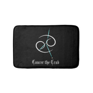 Zodiac Constellation Cancer Bath Mat