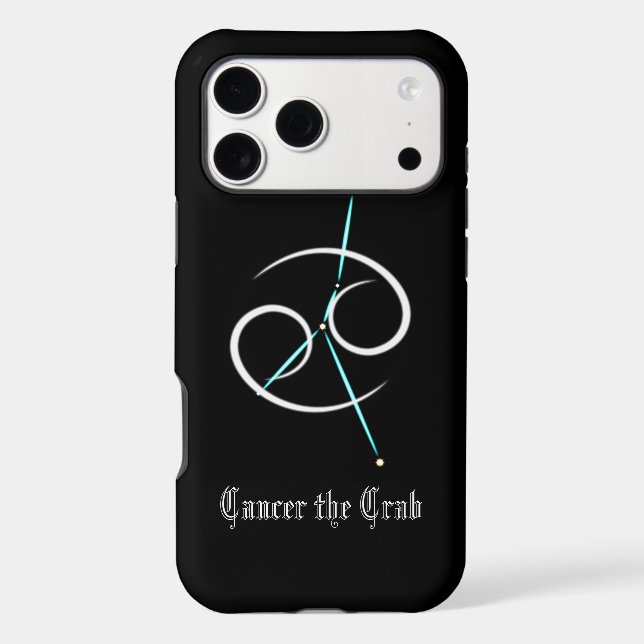 Zodiac Constellation Cancer Case-Mate iPhone Case (Back)