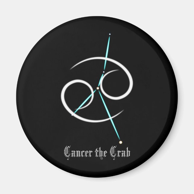 Zodiac Constellation Cancer Magnet (Front)
