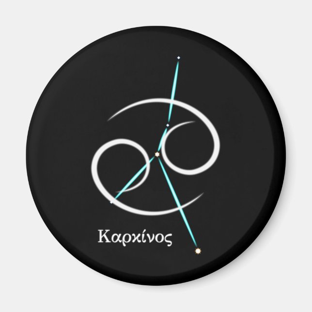 Zodiac Constellation Cancer Magnet (Front)
