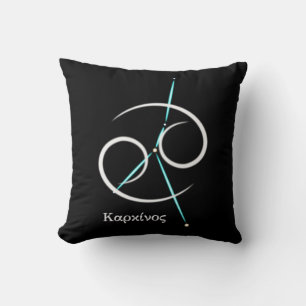 Zodiac Constellation Cancer Throw Pillow