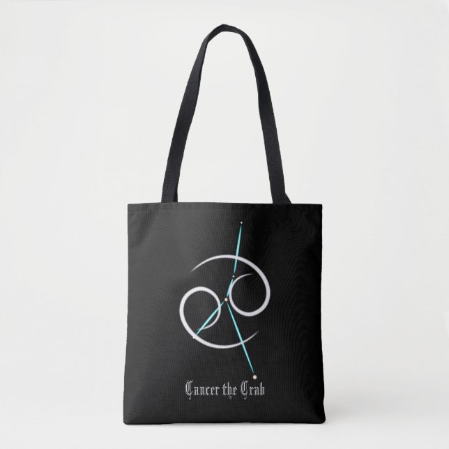 Zodiac Constellation Cancer Tote Bag (Front)