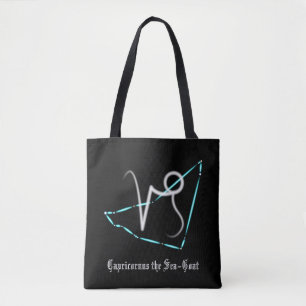 Zodiac Constellation Capricorn Tote Bag
