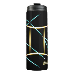 Zodiac Constellation Gemini Thermal Tumbler