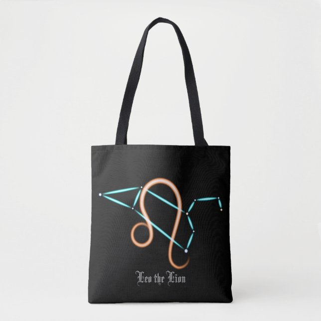 Zodiac Constellation Leo Tote Bag (Front)