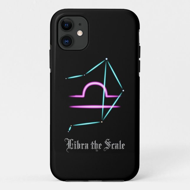 Zodiac Constellation Libra Case-Mate iPhone Case (Back)