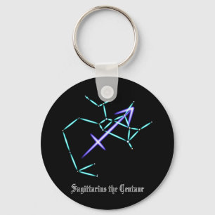 Zodiac Constellation Sagittarius Keychain