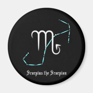 Zodiac Constellation Scorpio Magnet