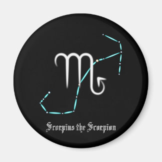 Zodiac Constellation Scorpio Magnet