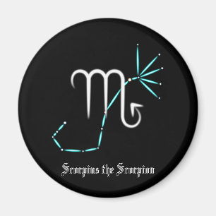 Zodiac Constellation Scorpio Magnet