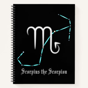 Zodiac Constellation Scorpio Notebook