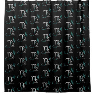 Zodiac Constellation Scorpio Shower Curtain