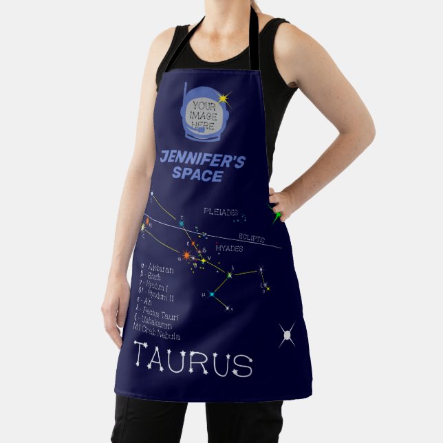 Zodiac Constellation Taurus Apron (Insitu)