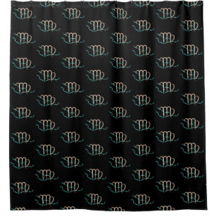Zodiac Constellation Virgo Shower Curtain
