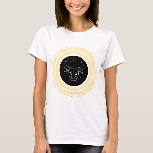 Zodiac Earth Element Taurus T-Shirt (Front)