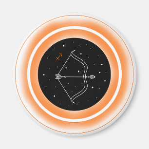 Zodiac Fire Element Sagittarius Magnet