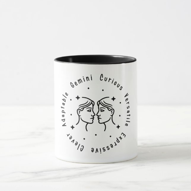 Zodiac Gemini Mug (Center)