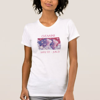 Zodiac Gemini t-shirt ladies text