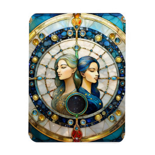 Zodiac - Gemini The Twins Magnet
