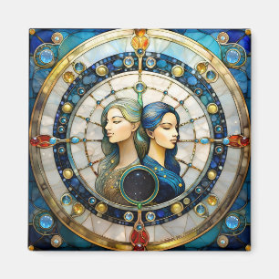 Zodiac - Gemini The Twins Magnet