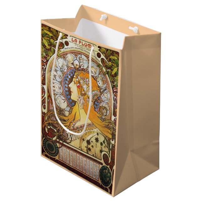Zodiac Goddess Medium Gift Bag (Front Angled)