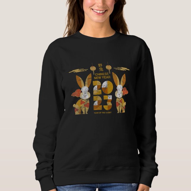 Zodiac Happy Chinese New Year Outfit Year Of The R Sweatshirt (Front)