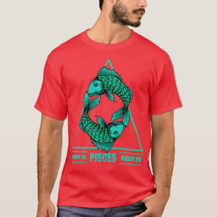Zodiac Horoscope Sign Pisces Astrology Tarot T-Shirt
