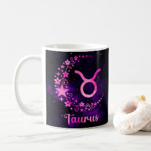 Zodiac Horoscope Taurus Design Coffee Mug Cup