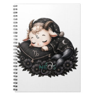 Zodiac Kawaii Neos Capricorn Notebook