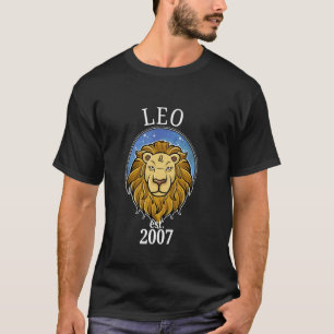 Zodiac Leo Born in 2007 T-Shirt