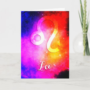 Zodiac : Leo Candy Space Card