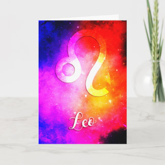 Zodiac : Leo Candy Space Card