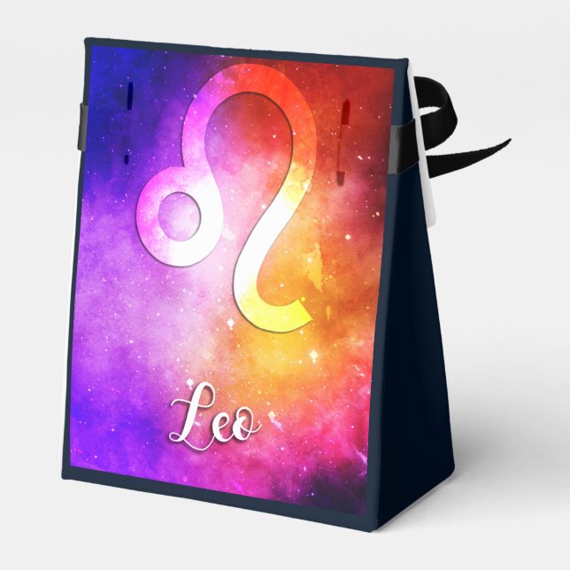 Zodiac : Leo Candy Space Favour Box (Back Side)