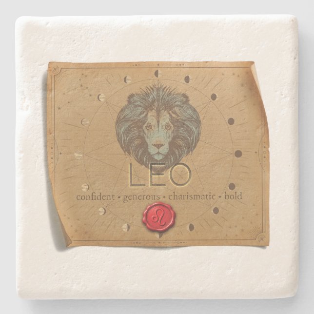 Zodiac - Leo - Coaster (Front)
